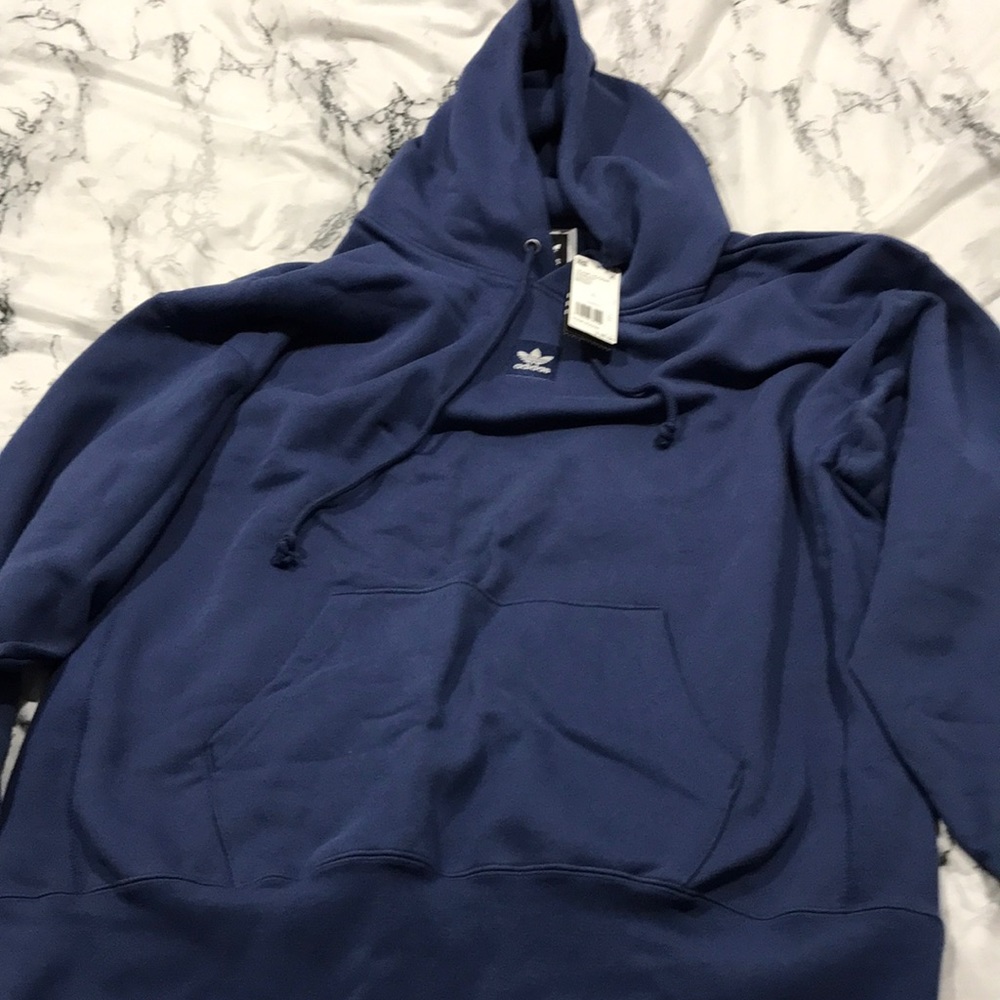 Adidas skateboarding/snowboarding blue hoodie large men